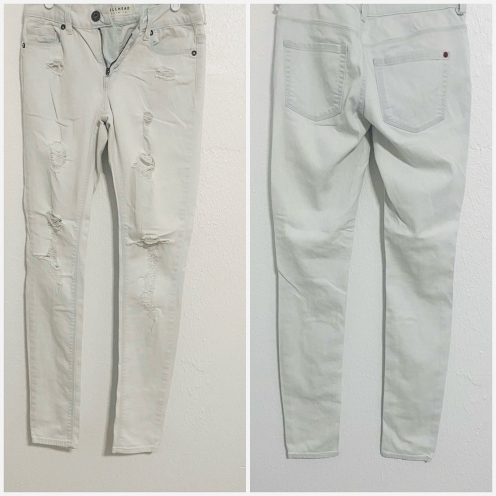 Bullhead Denim Co Women’s Size 0 High Rise Skinniest Distressed Everyday Jeans